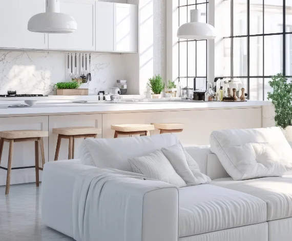 Bright modern home